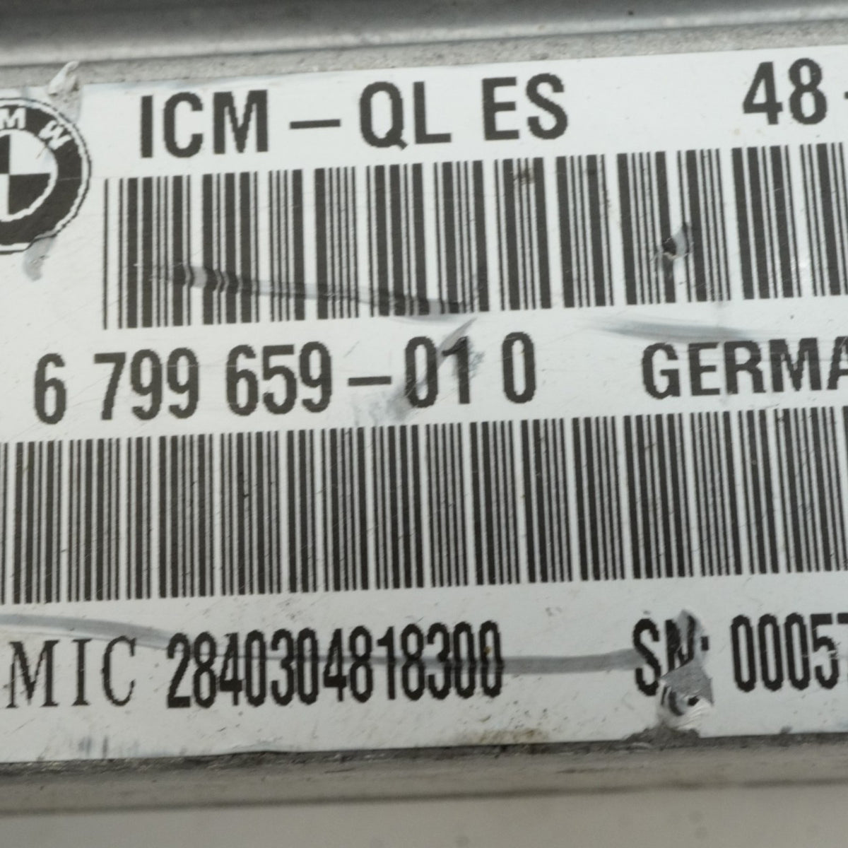 11-16 BMW 528 535 550 F10 ICM Integrated Computer Control Module 6799659 OEM