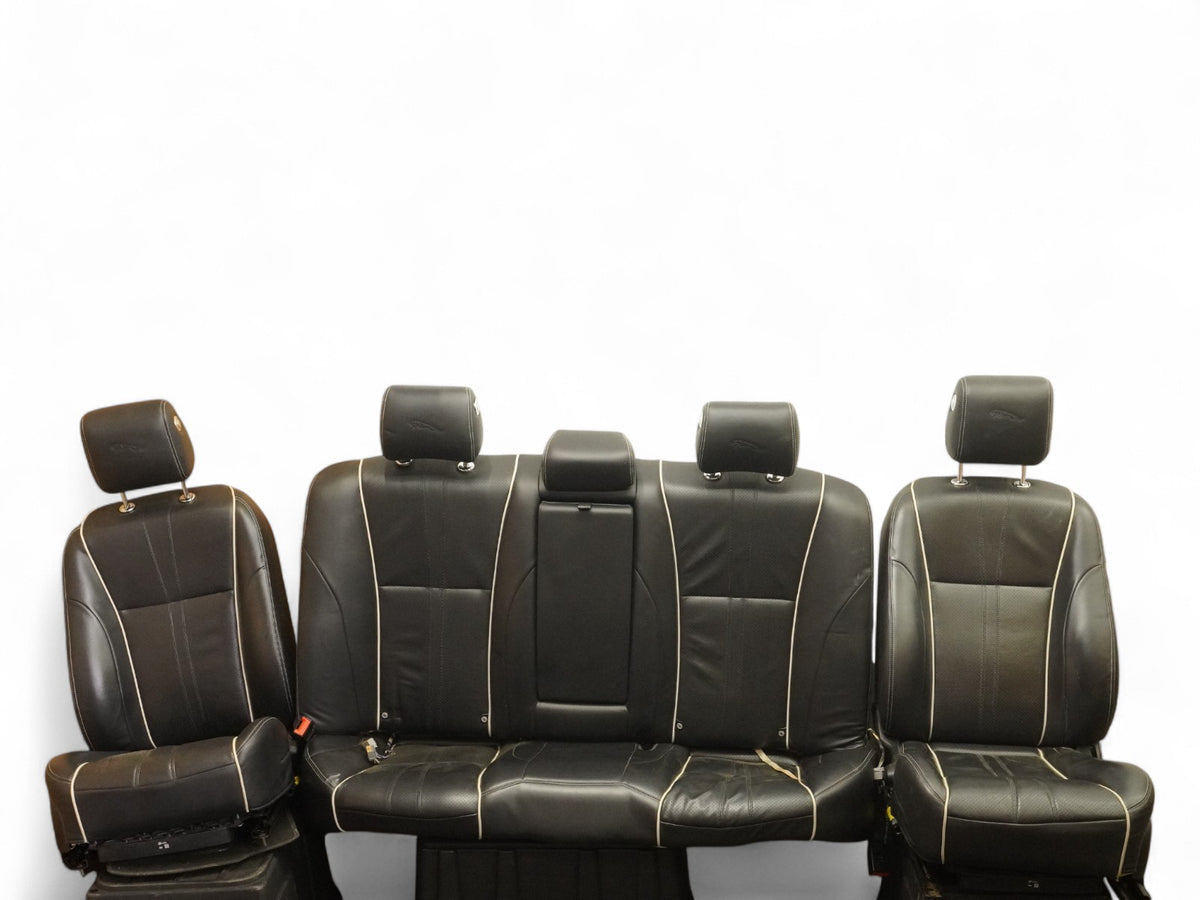 16-19 Jaguar XJ XJL X351 Seats Leather Power Front Rear Set GJ3214D600AD OEM