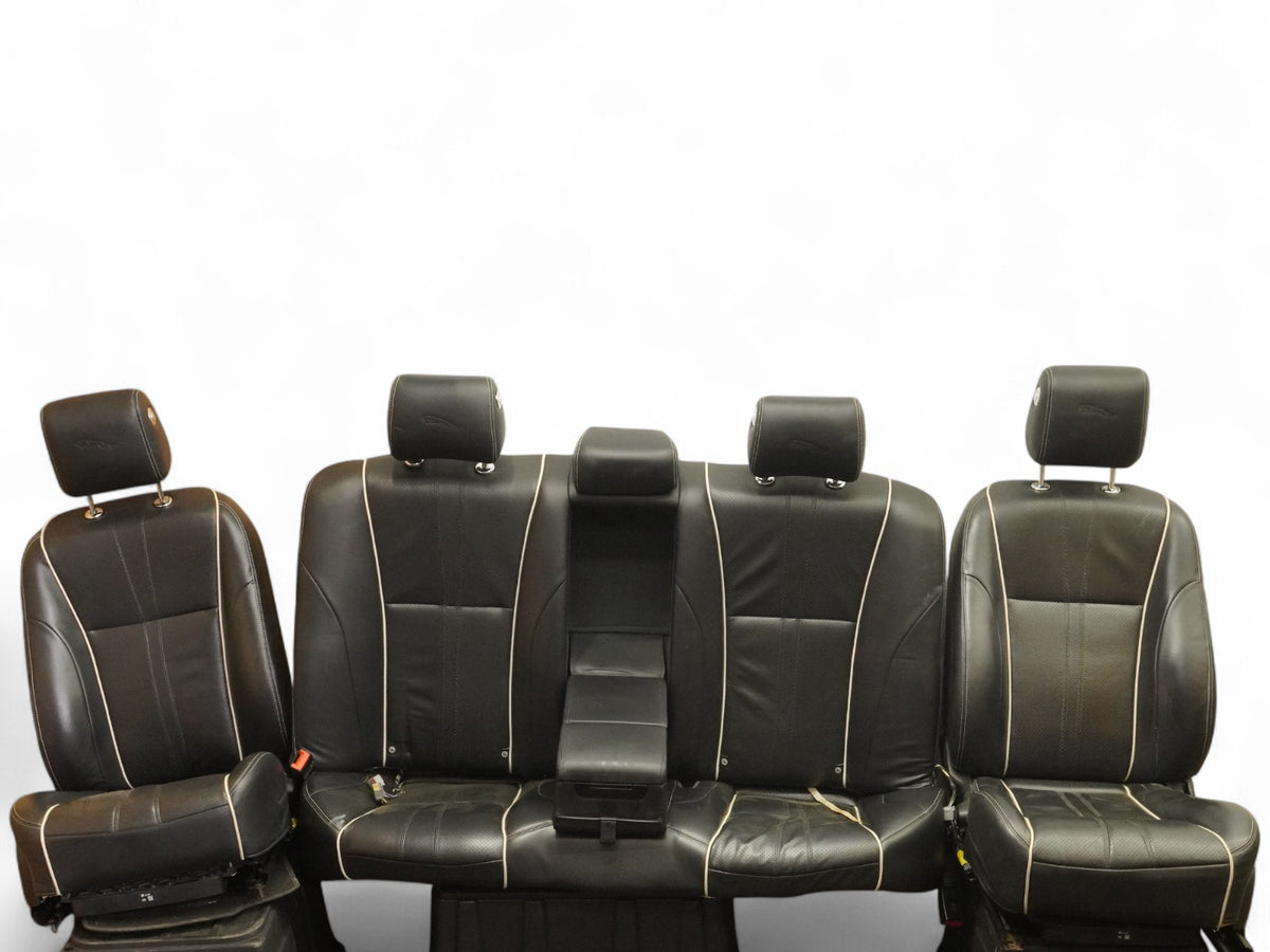16-19 Jaguar XJ XJL X351 Seats Leather Power Front Rear Set GJ3214D600AD OEM