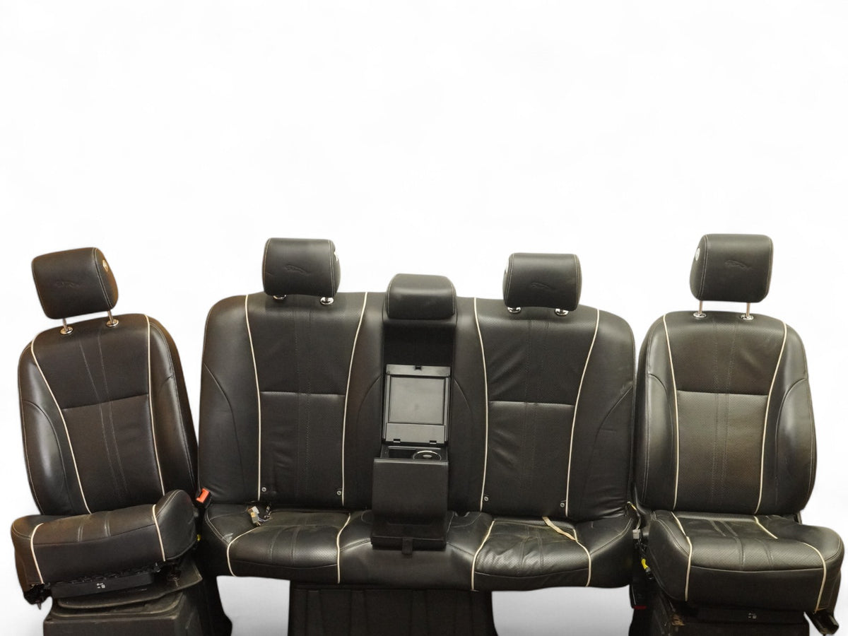 16-19 Jaguar XJ XJL X351 Seats Leather Power Front Rear Set GJ3214D600AD OEM