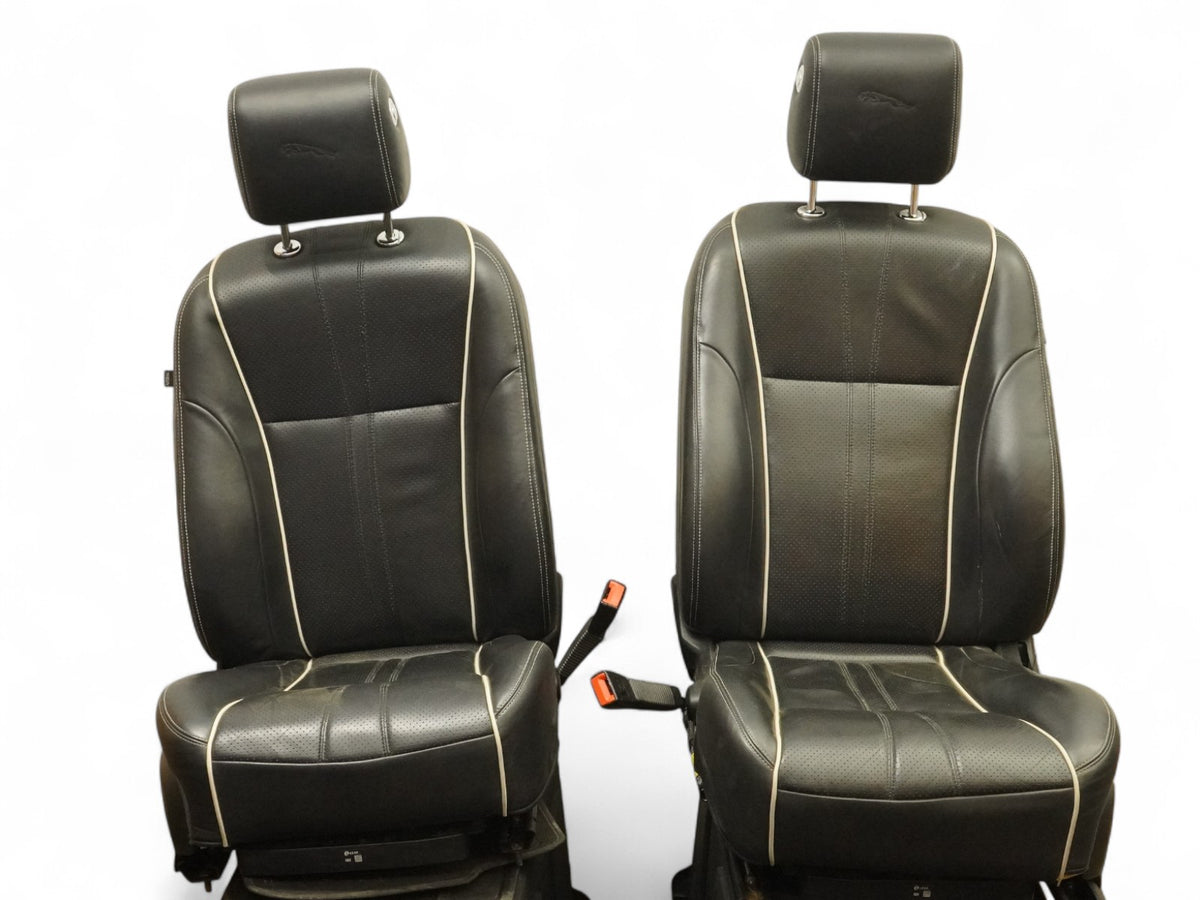 16-19 Jaguar XJ XJL X351 Seats Leather Power Front Rear Set GJ3214D600AD OEM