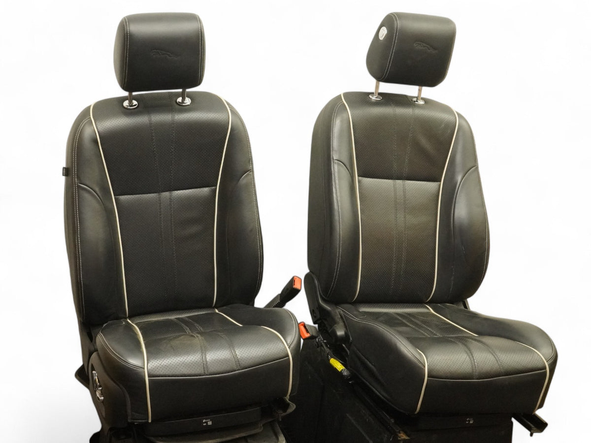 16-19 Jaguar XJ XJL X351 Seats Leather Power Front Rear Set GJ3214D600AD OEM