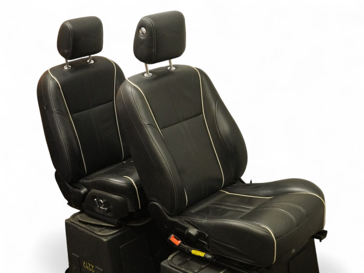 16-19 Jaguar XJ XJL X351 Seats Leather Power Front Rear Set GJ3214D600AD OEM