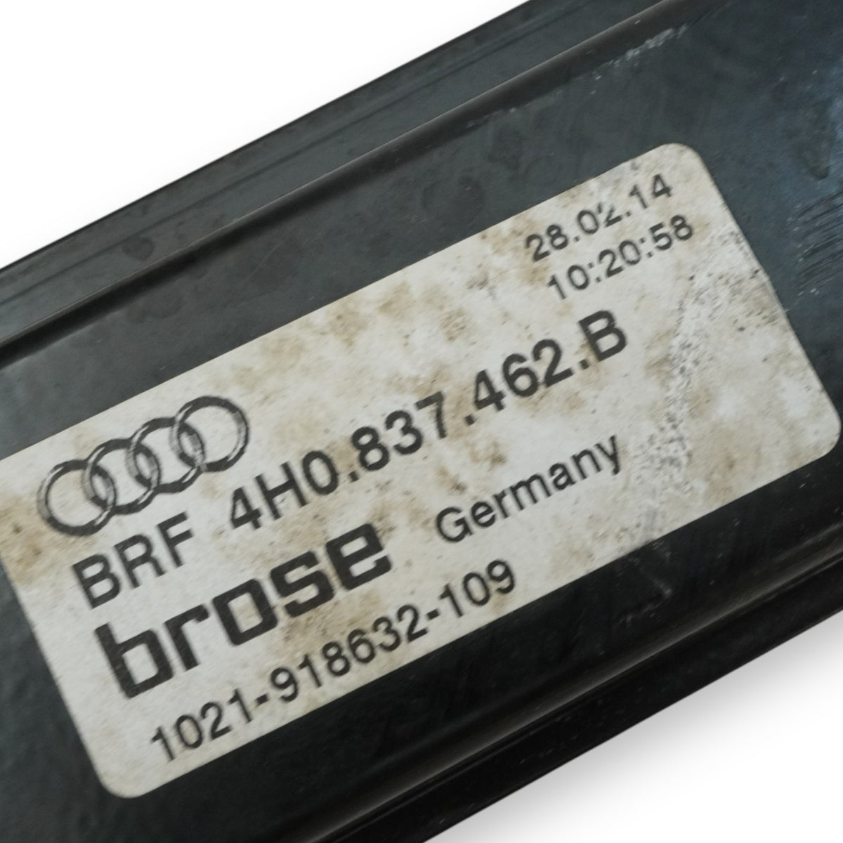 11-18 Audi A8 A8L S8 D4 Regulator Power Window Door Front Right 4H0837462B OEM