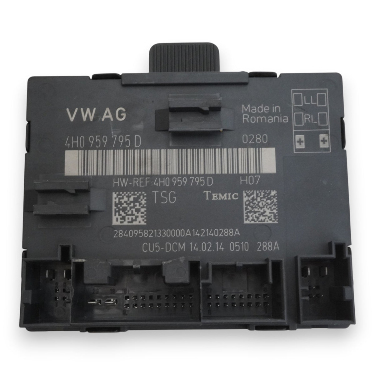 11-18 Audi A8 A8L D4 Door Computer Control Module Rear Left LH 4H0959795D OEM