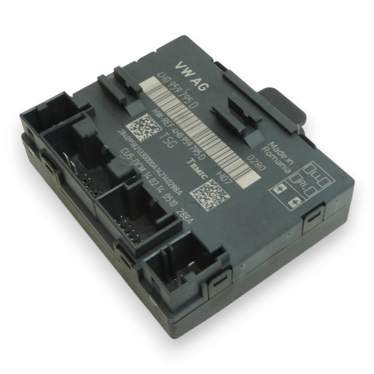 11-18 Audi A8 A8L D4 Door Computer Control Module Rear Left LH 4H0959795D OEM