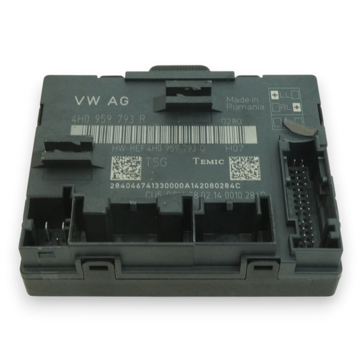 11-18 Audi A8 A8L D4 Door Computer Control Module Front Left LH 4H0959793R OEM