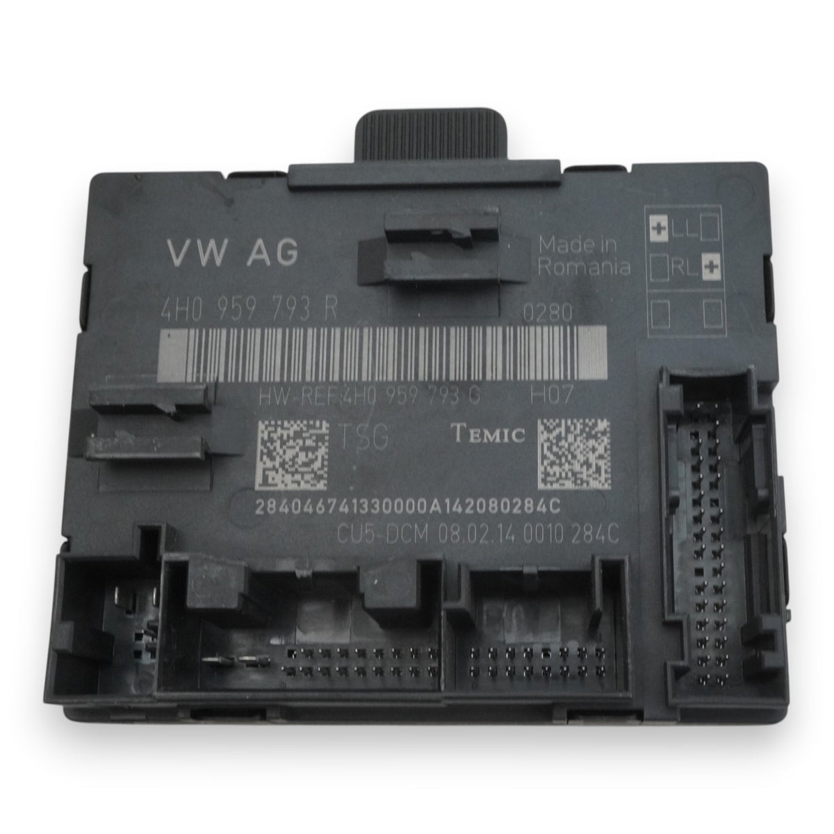 11-18 Audi A8 A8L D4 Door Computer Control Module Front Left LH 4H0959793R OEM