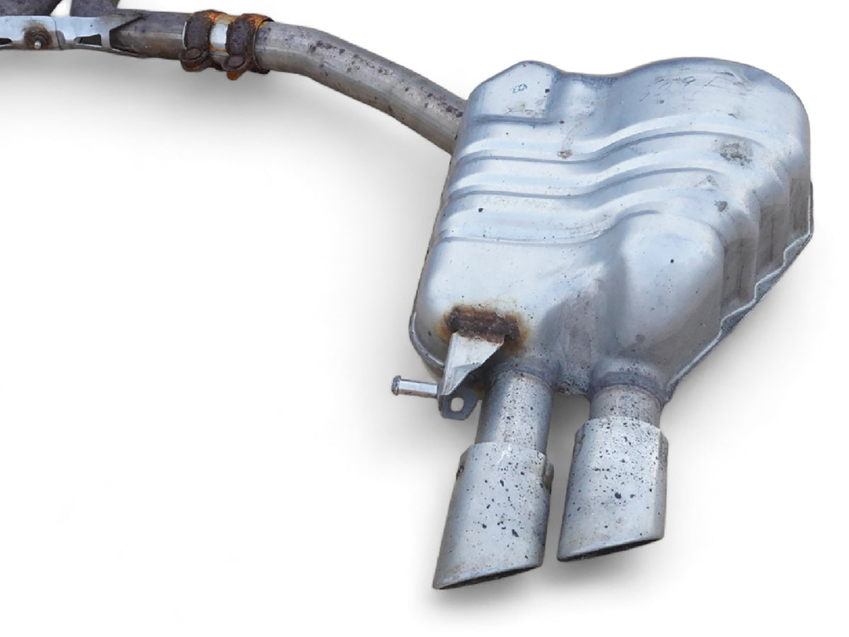 2010 - 2012 Audi S5 8T 3.0L Exhaust Silencer Muffler Resonator Pipe Rear OEM