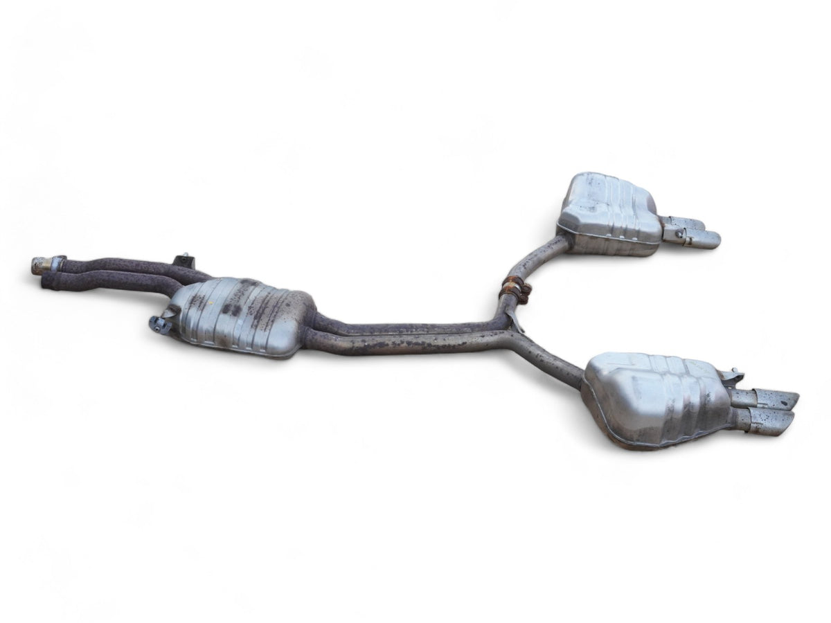 2010 - 2012 Audi S5 8T 3.0L Exhaust Silencer Muffler Resonator Pipe Rear OEM