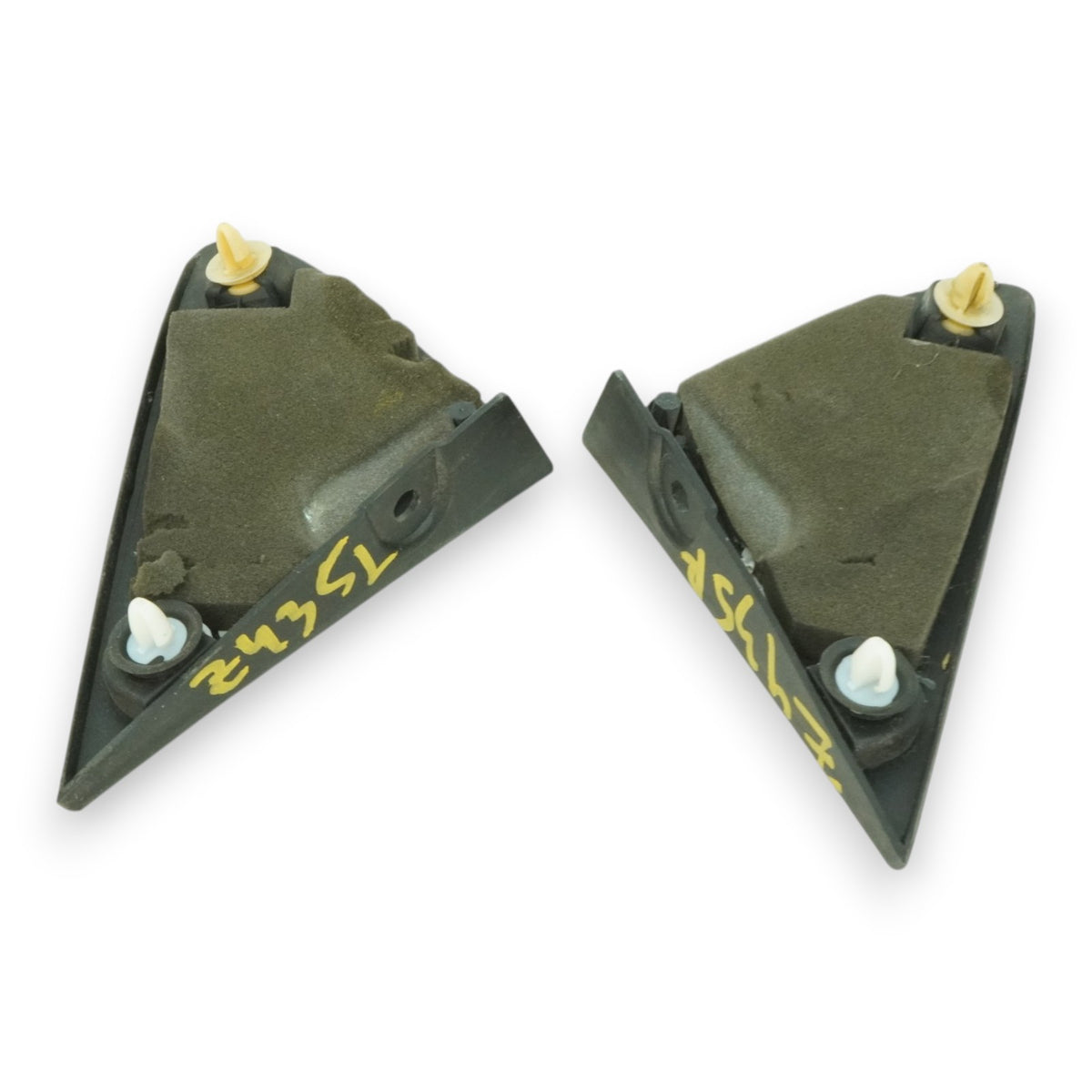 2016 Smart Fortwo W453 Side View Mirror Triangle Trim Cover Panel Left Right Set OEM