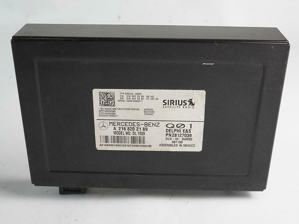  2008 - 2011 Mercedes Benz C Class W204 Sirius Satellite Radio Control Module OEM, cheap