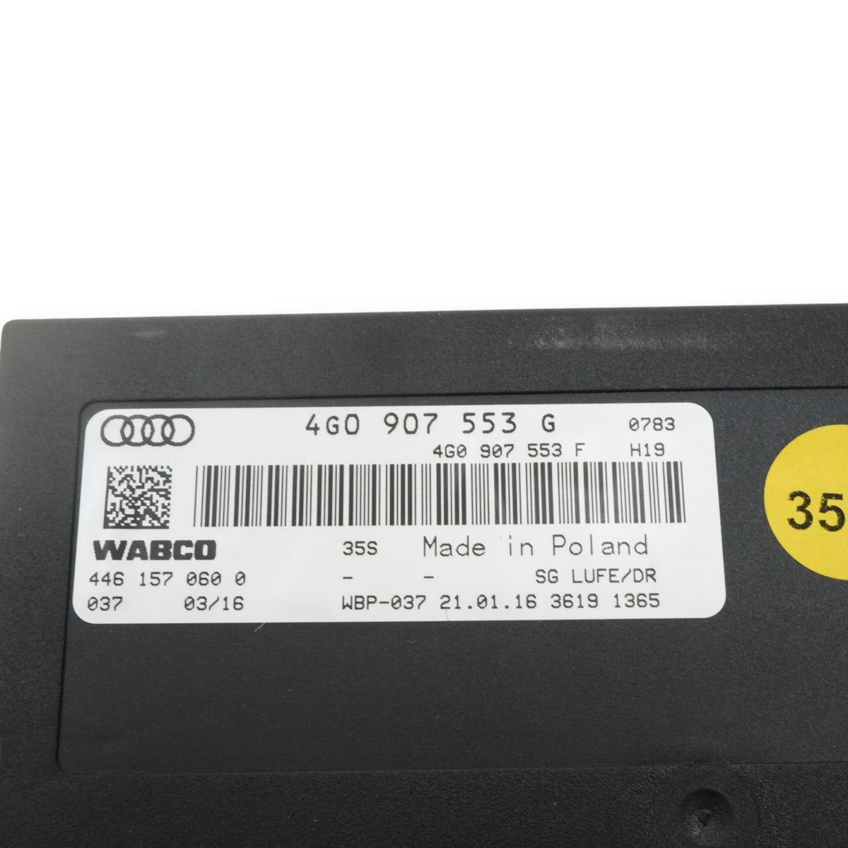 2012-2018 Audi S6 A6 C7 Dynamic Active Air Suspension Control Module 4G0907553G