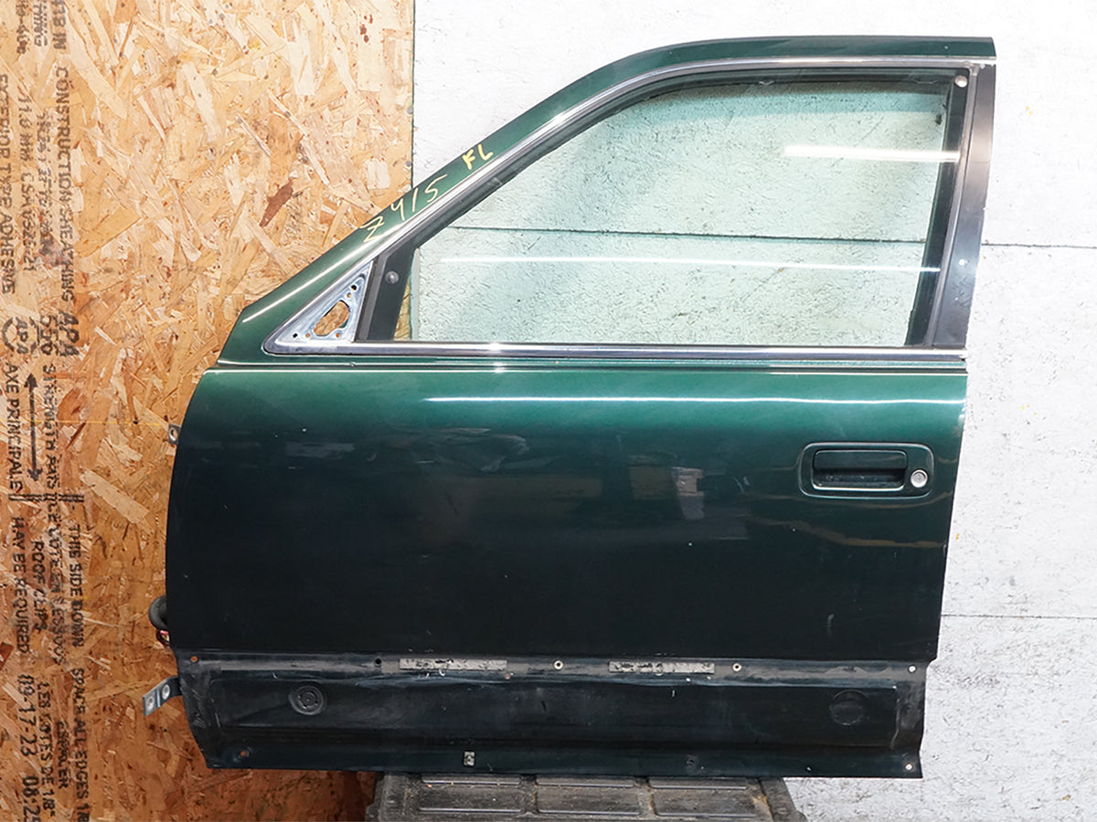 98-00 Lexus LS400 XF20 Door Panel Exterior Front Driver 6700250030 Green 6Q7 OEM