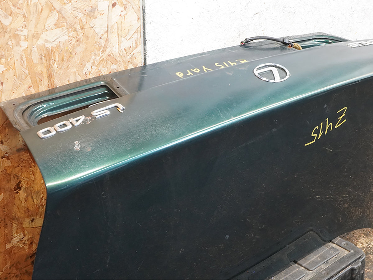 97-00 Lexus LS400 XF20 Trunk Decklid Boot Tailgate Green 6Q7 6440150909 OEM