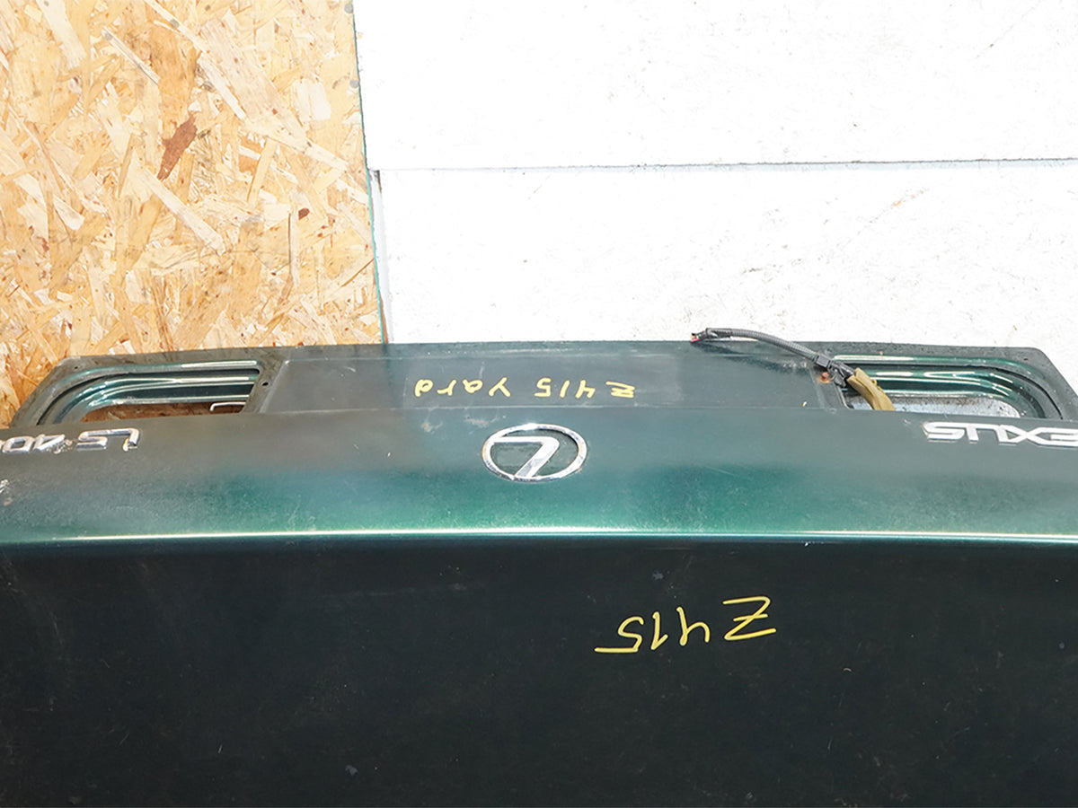 97-00 Lexus LS400 XF20 Trunk Decklid Boot Tailgate Green 6Q7 6440150909 OEM