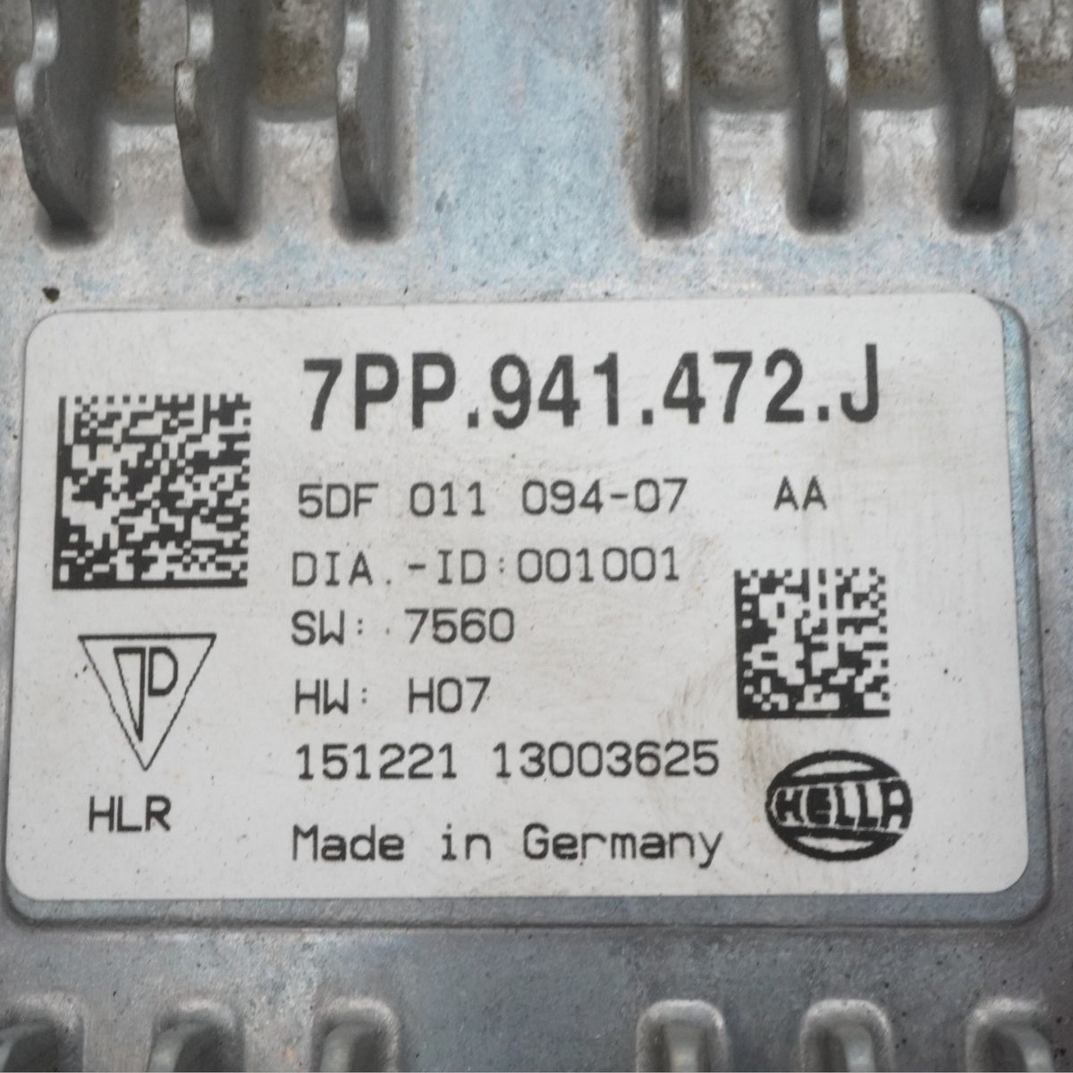 16-18 Audi S6 A6 C7 Headlight LED Ballast ECU Control Module 7PP941472J OEM