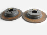 2008 - 2012 Mercedes Benz C Class W204 C300 Brake Rotor Disc Rear Set Of 2 OEM