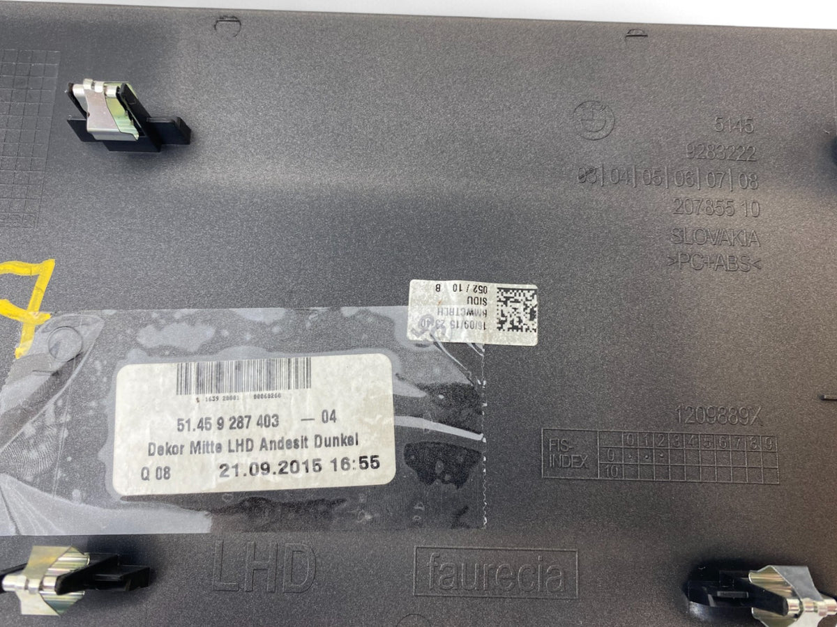 14-21 BMW i3 I01 Cover Panel Trim Dashboard Upper Left Side 5145928740304 OEM