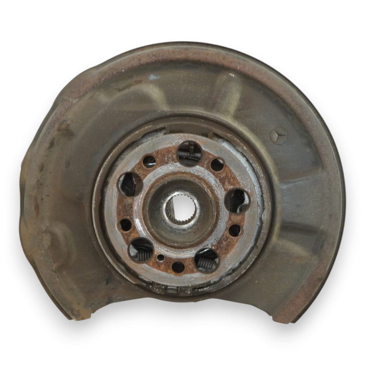 03-12 Mercedes SL500 SL550 R230 Spindle Knuckle Hub Rear Right RH 2303508608 OEM