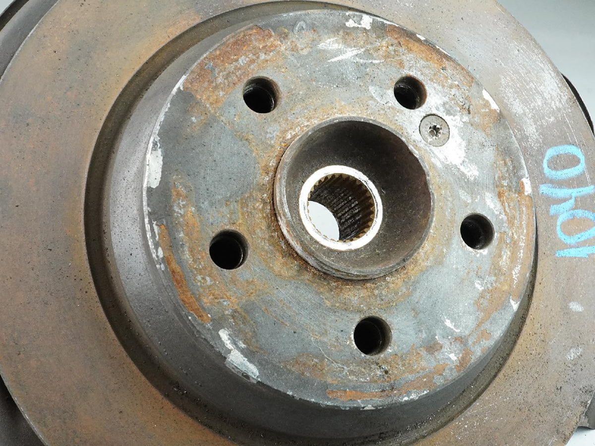 2003 - 2012 Mercedes Sl Class R230 Brake Rotor Disc W Knuckle Rear Driver Left