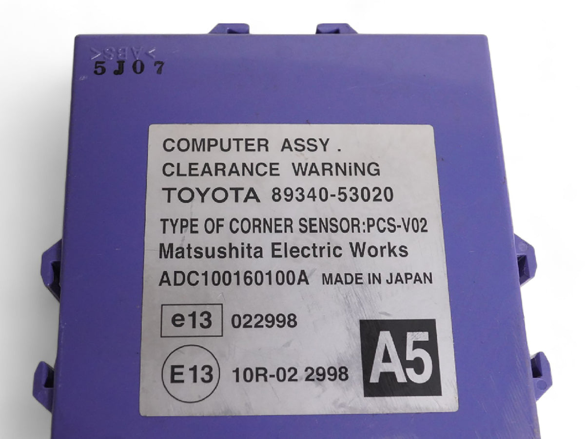 2006-2008 Lexus IS250 IS350 XE20 Clearance Warming Control Module 8934053020