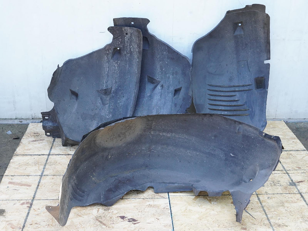 2003 - 2006 Mercedes Sl Class R230 Amg Fender Inner Liner Fl Fr Rr Set Of 3 OEM