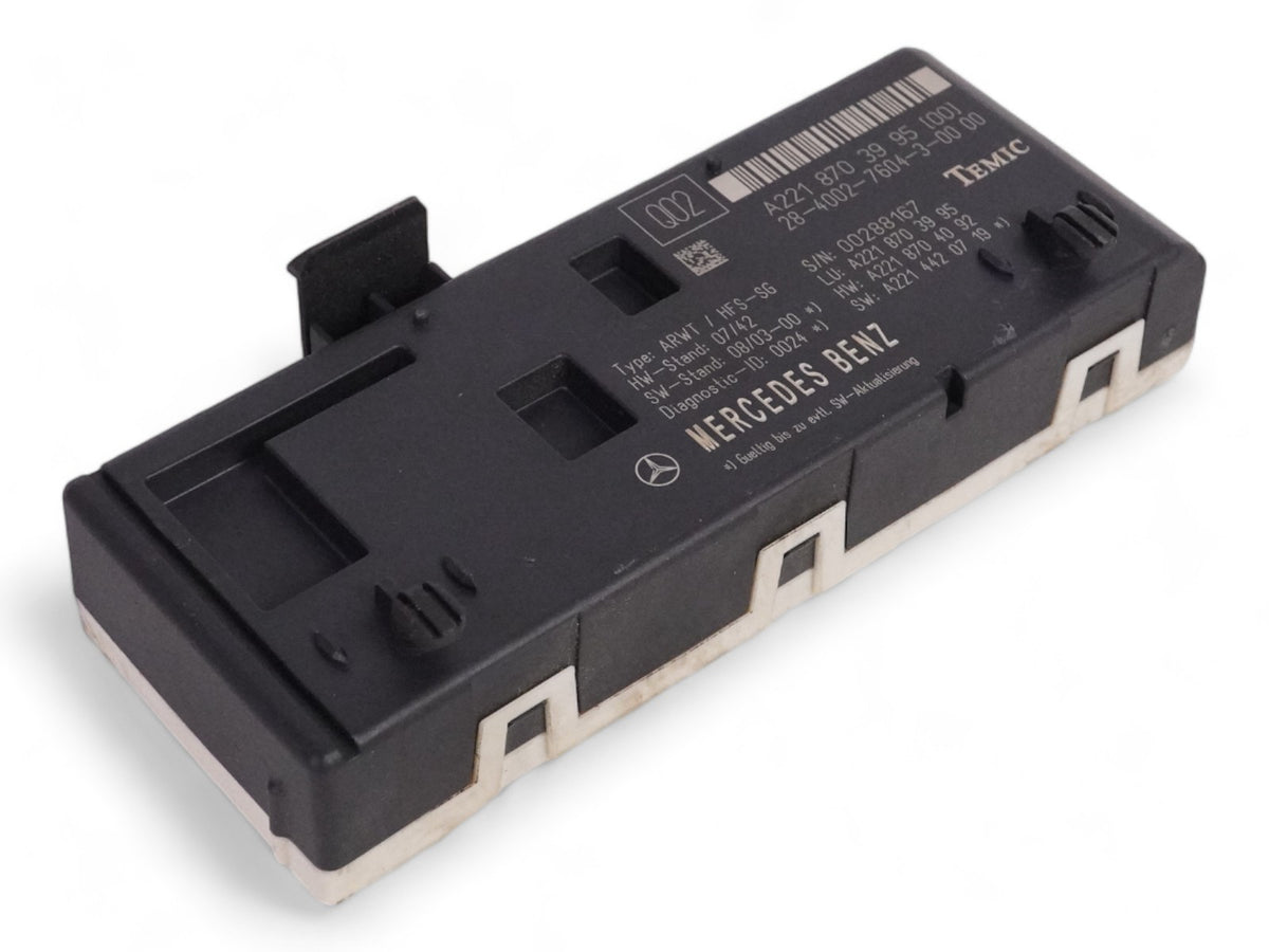 2007 - 2013 Mercedes S Class W221 Trunk Release Remote Open Close Cotrol Module