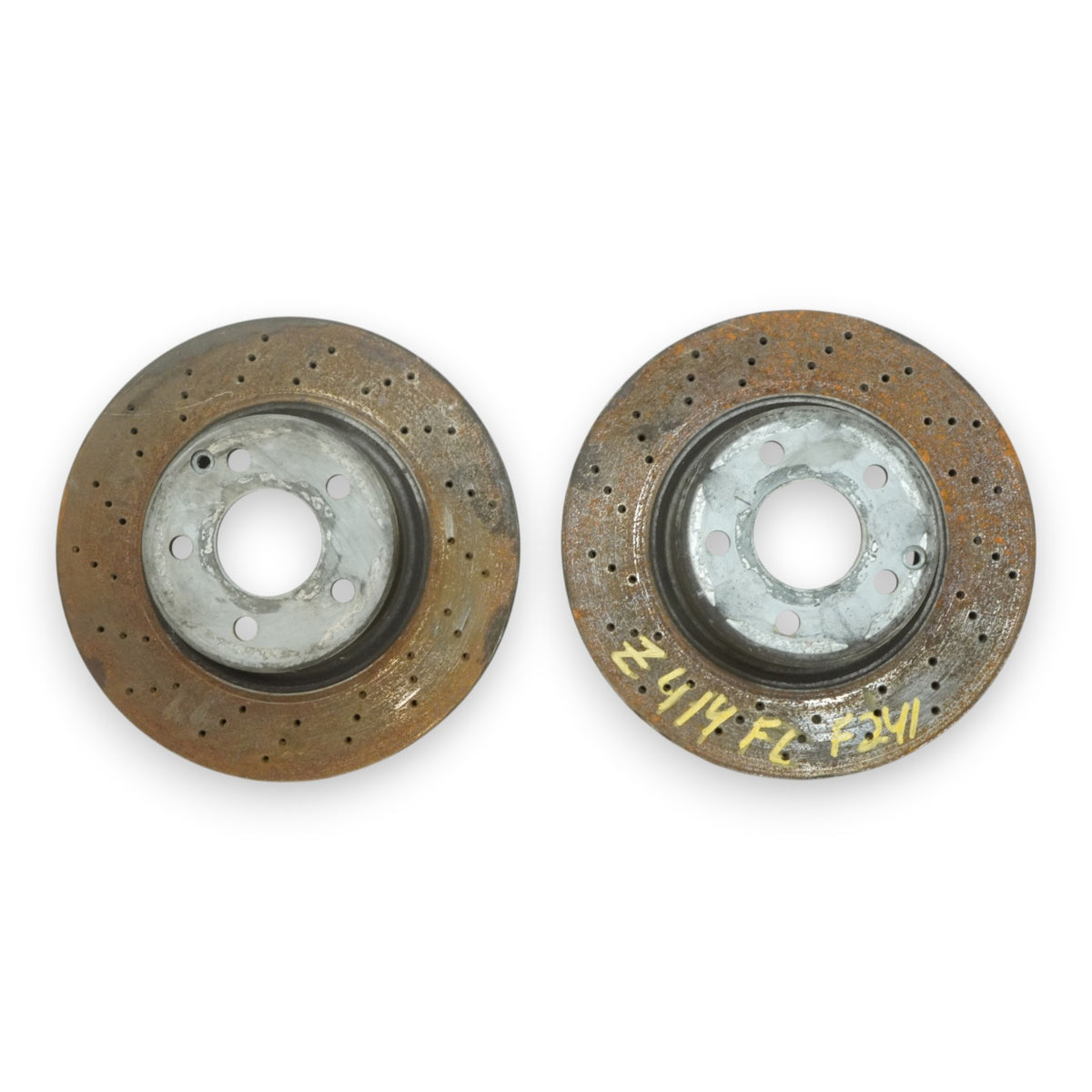 02-06 Mercedes CL500 C215 Caliper Brake Disc Rotor Front LH RH SET 220421091264 OEM