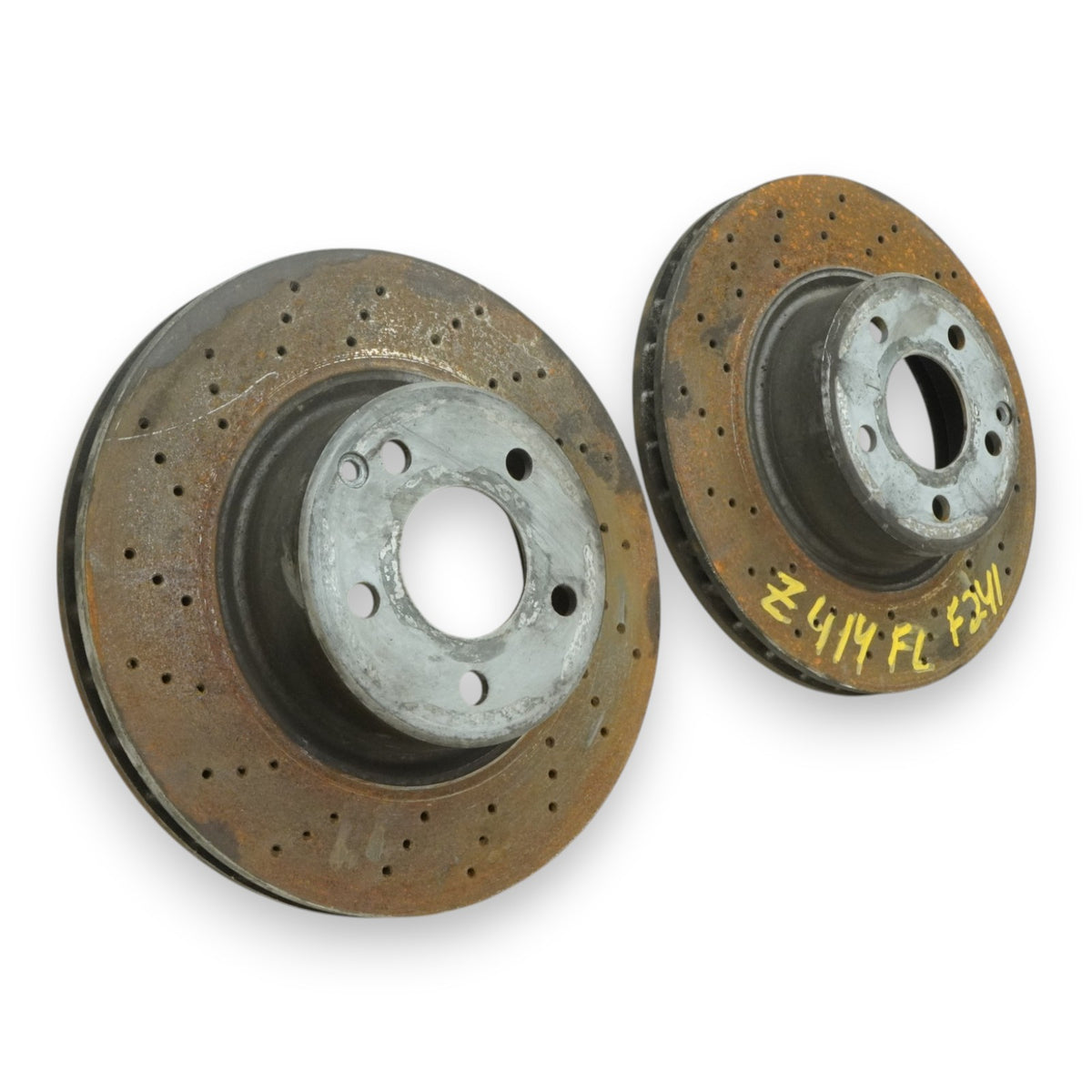 02-06 Mercedes CL500 C215 Caliper Brake Disc Rotor Front LH RH SET 220421091264 OEM