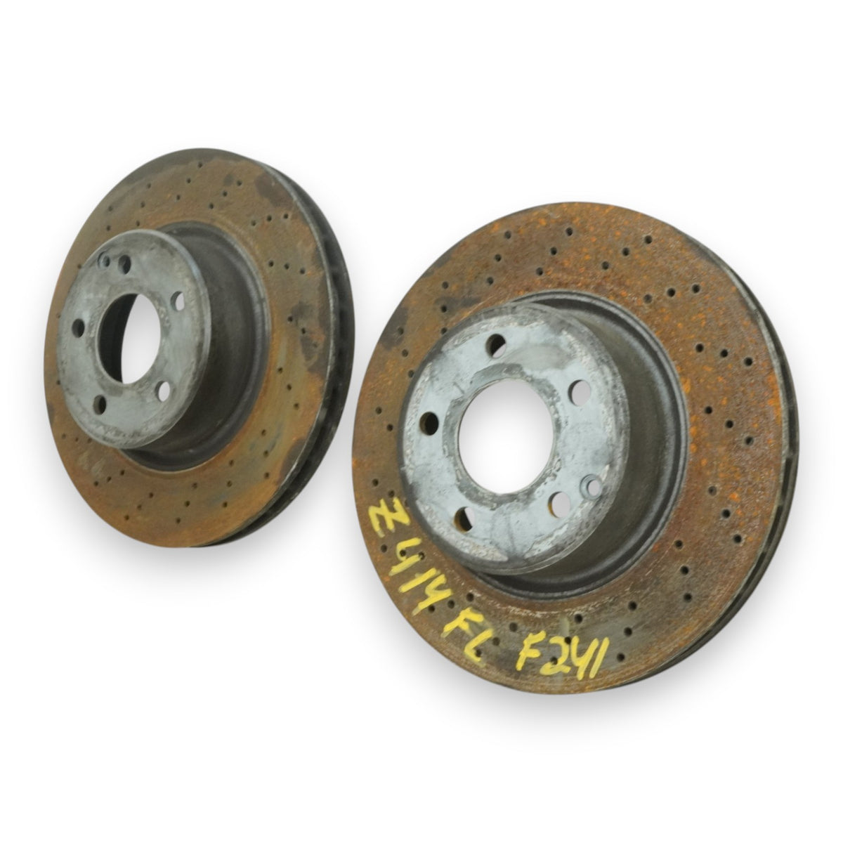 02-06 Mercedes CL500 C215 Caliper Brake Disc Rotor Front LH RH SET 220421091264 OEM