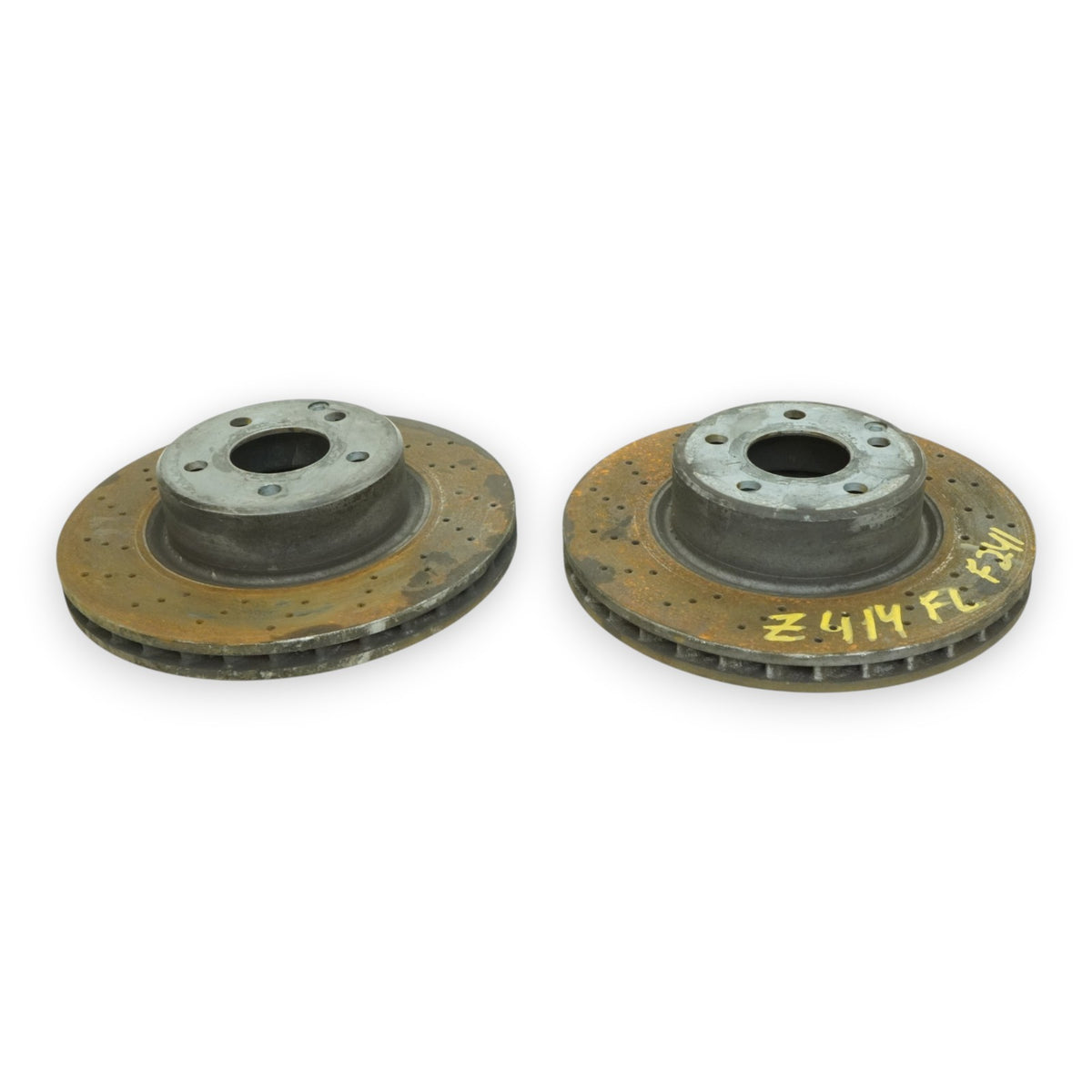 02-06 Mercedes CL500 C215 Caliper Brake Disc Rotor Front LH RH SET 220421091264 OEM