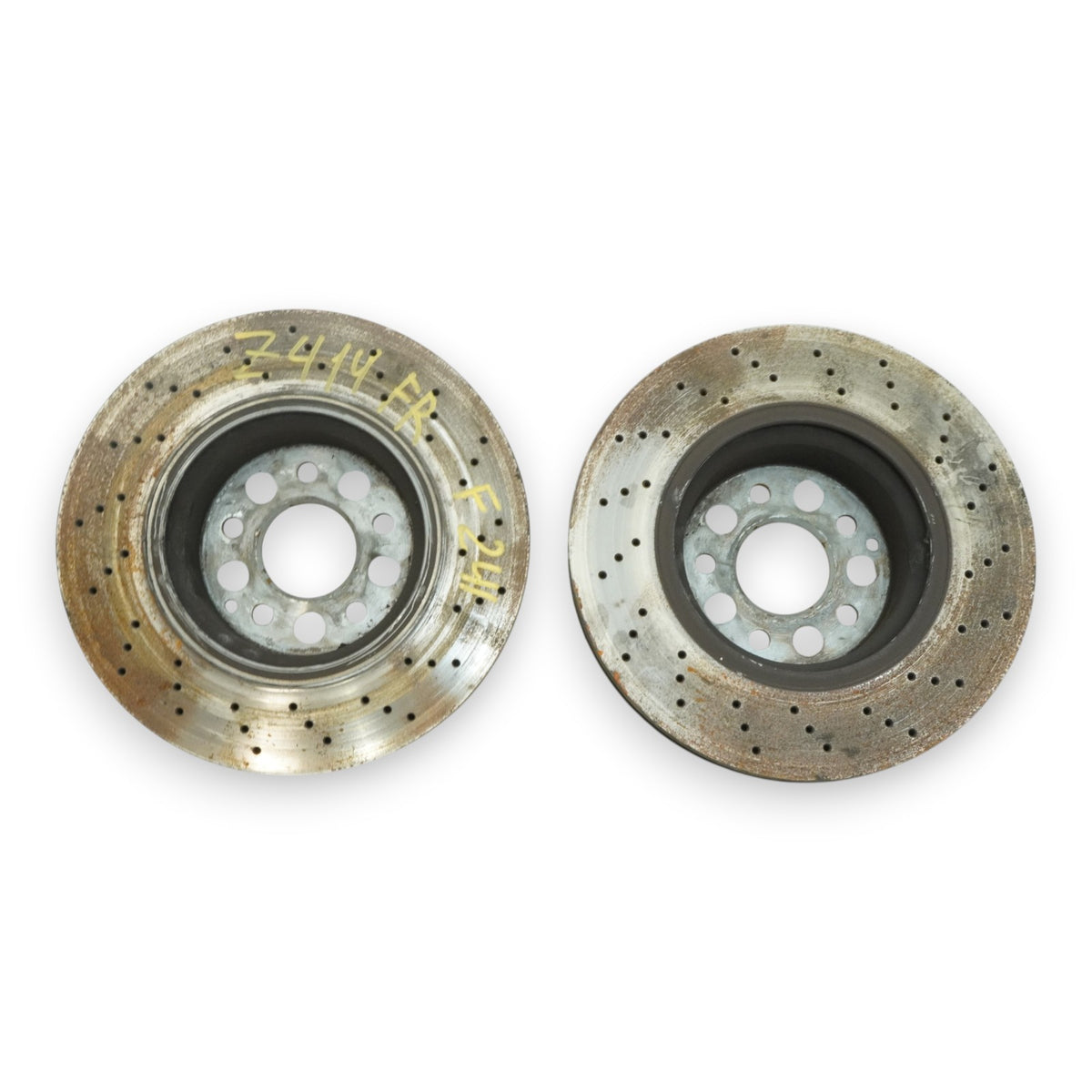 02-06 Mercedes CL500 C215 Caliper Brake Disc Rotor Front LH RH SET 220421091264 OEM