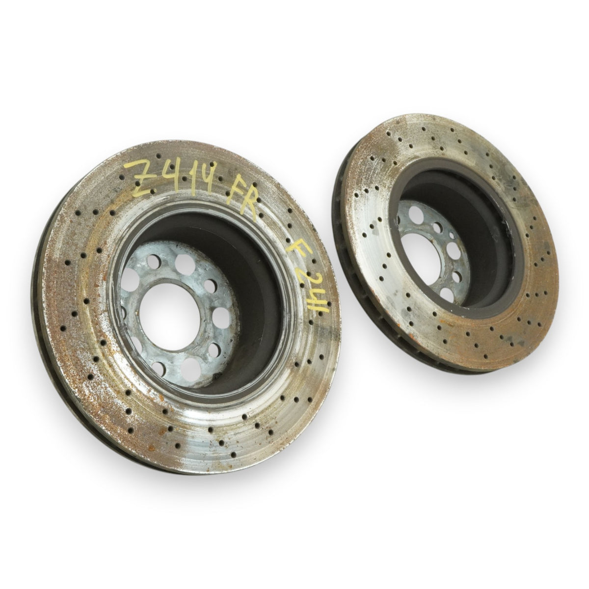 02-06 Mercedes CL500 C215 Caliper Brake Disc Rotor Front LH RH SET 220421091264 OEM