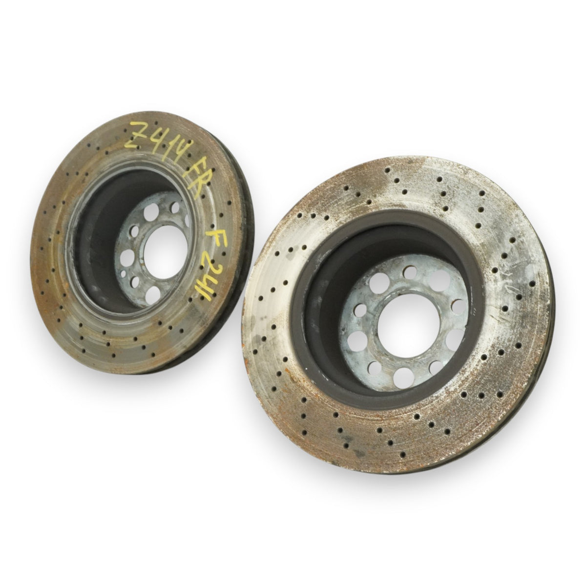 02-06 Mercedes CL500 C215 Caliper Brake Disc Rotor Front LH RH SET 220421091264 OEM