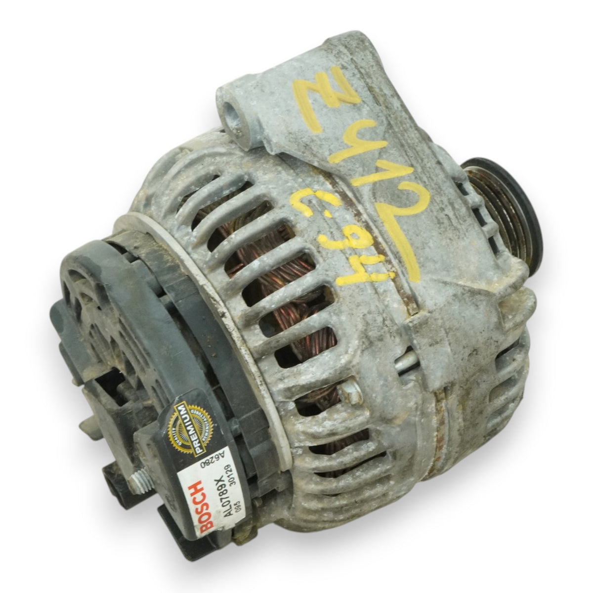 02-06 Mercedes S500 W220 Alternator Generator 150 Amp Pulley Bosch AL0789X OEM