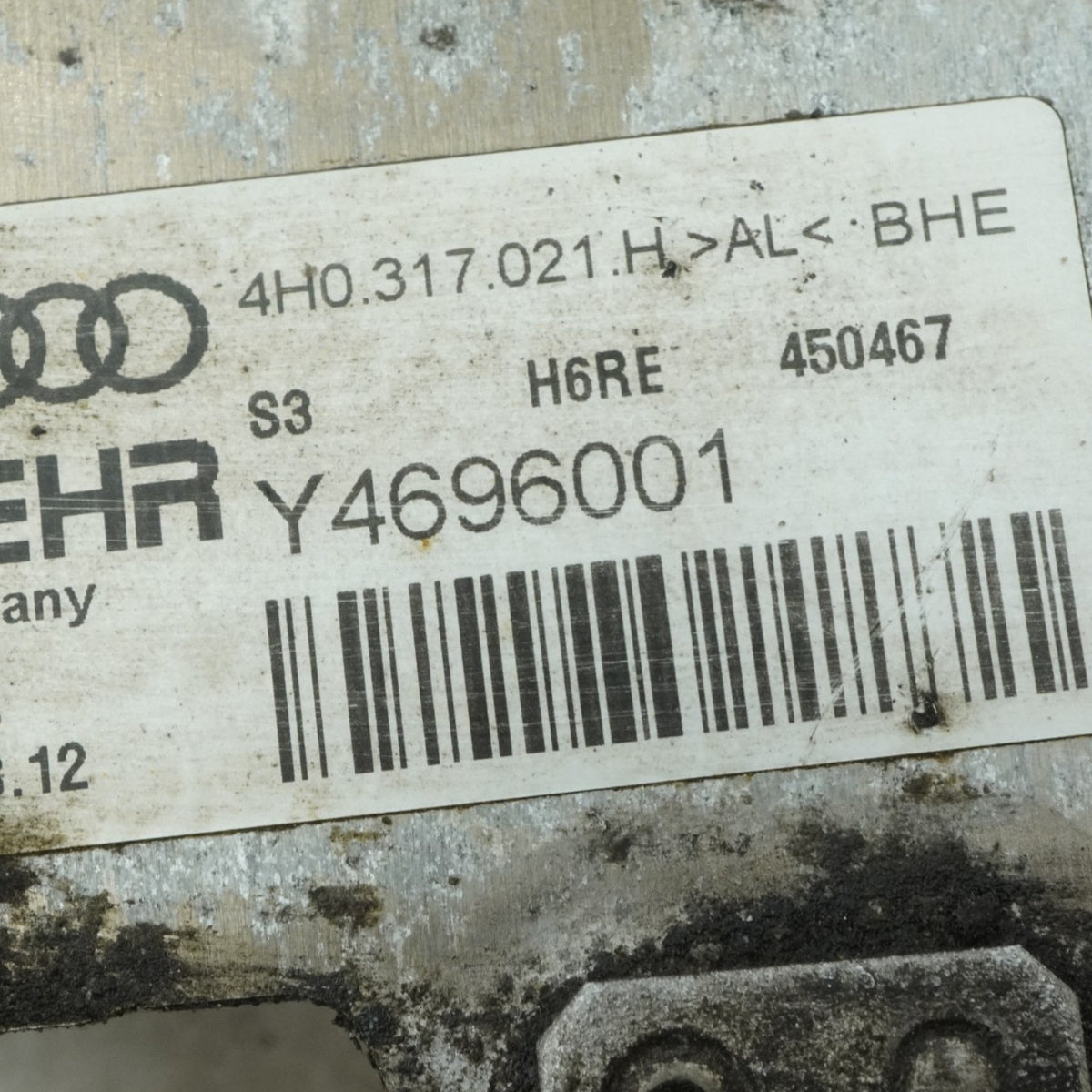 13-17 Audi S6 C7 4.0L Automatic Transmission Oil Cooler Radiator 4H0317021H OEM