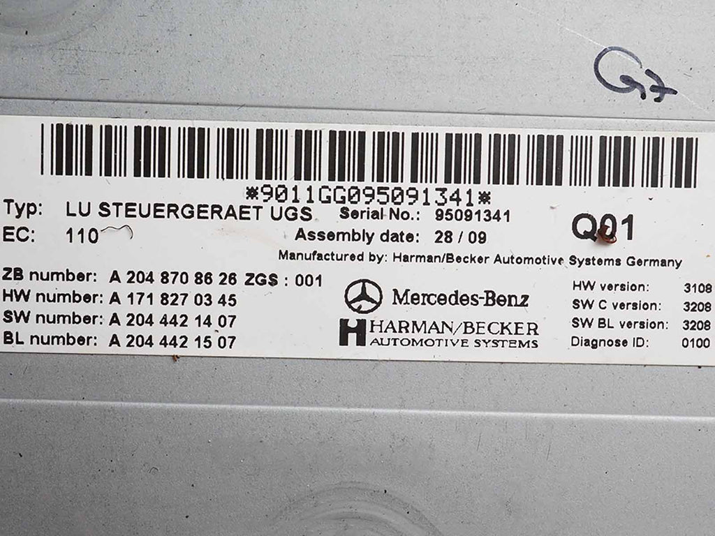  2010 - 2013 Mercedes Benz E Class W212 Communication Interface Control Module, buy