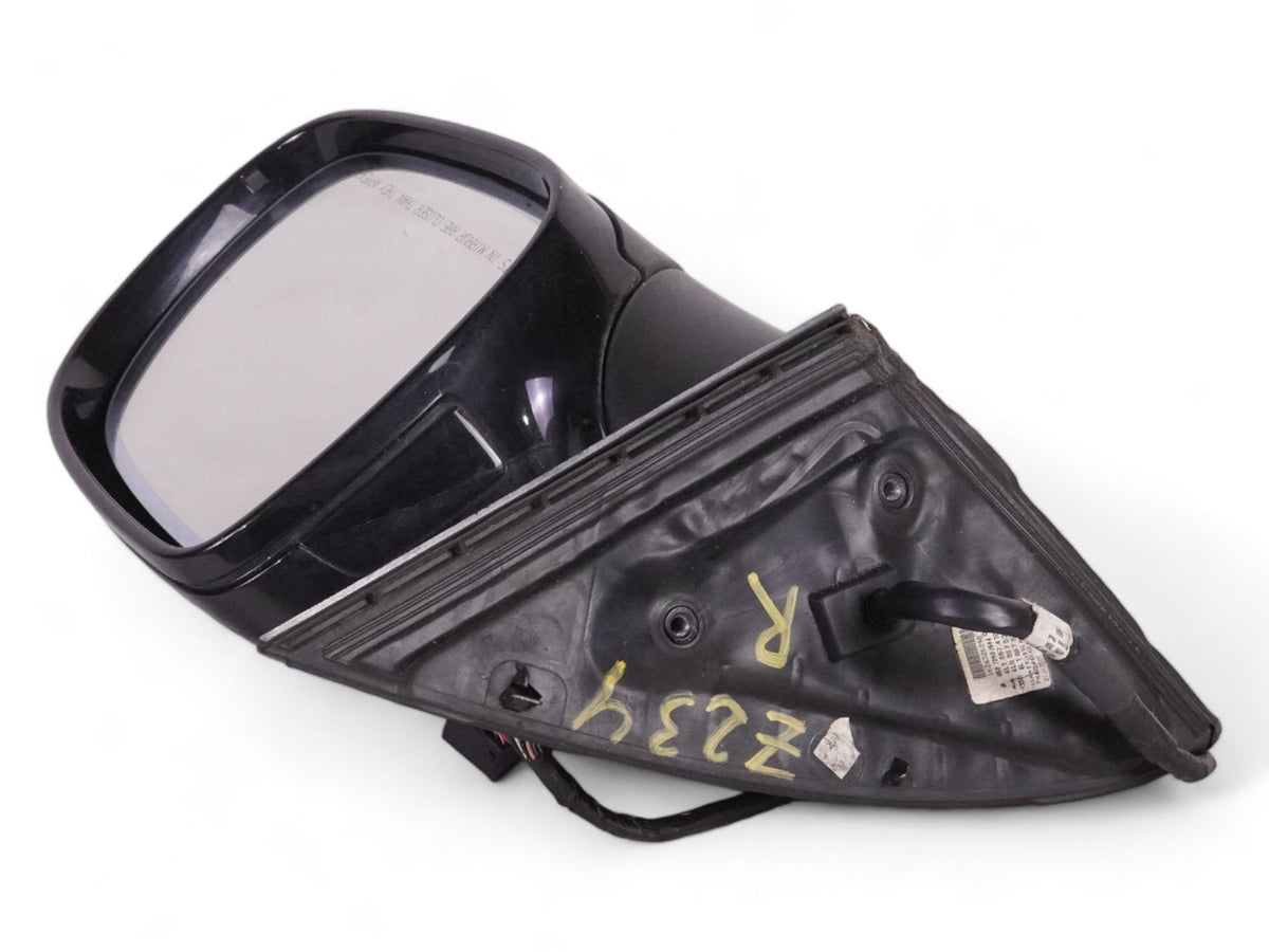 07-09 Audi Q7 4L Power Side View Mirror Door Blind Spot Alert Right Side OEM