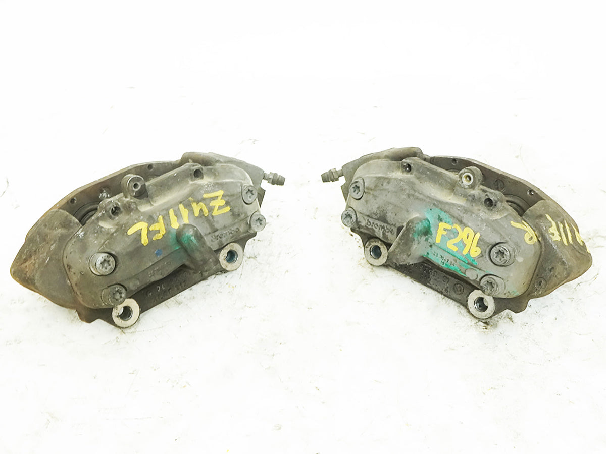 04-06 Mercedes SL500 R230 Brake Caliper Front Left Right Set OF 2 2420228380 OEM