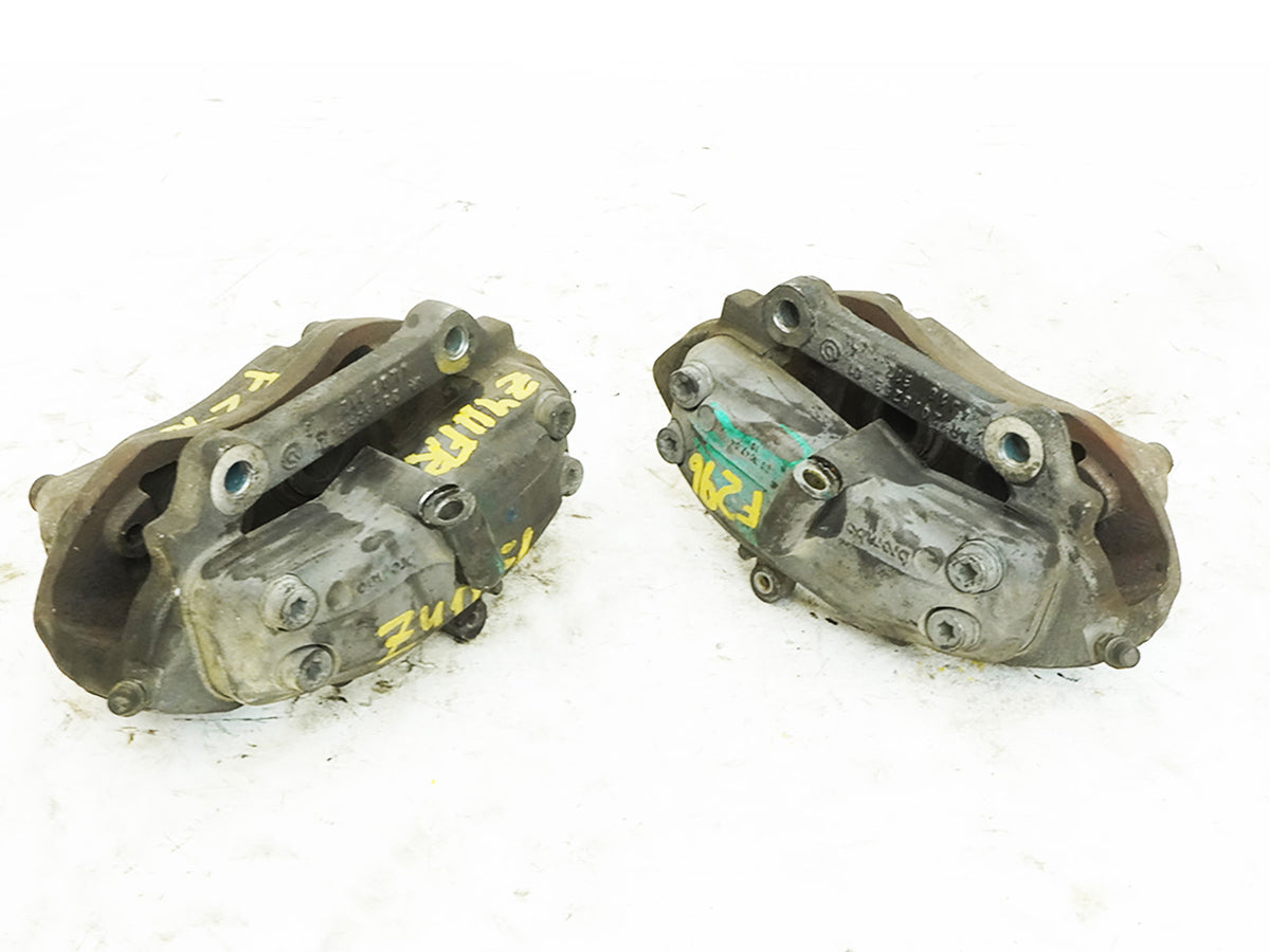 04-06 Mercedes SL500 R230 Brake Caliper Front Left Right Set OF 2 2420228380 OEM