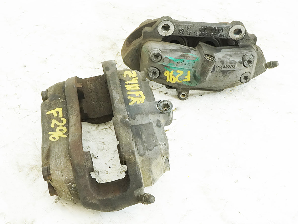 04-06 Mercedes SL500 R230 Brake Caliper Front Left Right Set OF 2 2420228380 OEM