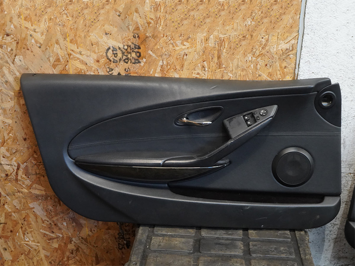 06-10 BMW 650i M6 E63 E64 Inner Door Panel W Switch LH RH SET 51417115496 OEM