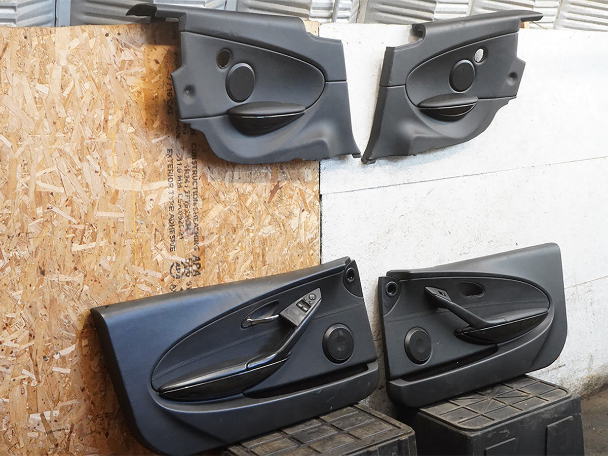 06-10 BMW 650i M6 E63 E64 Inner Door Panel W Switch LH RH SET 51417115496 OEM