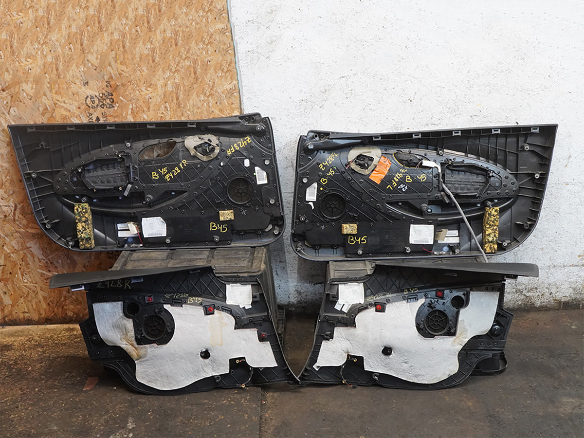 06-10 BMW 650i M6 E63 E64 Inner Door Panel W Switch LH RH SET 51417115496 OEM