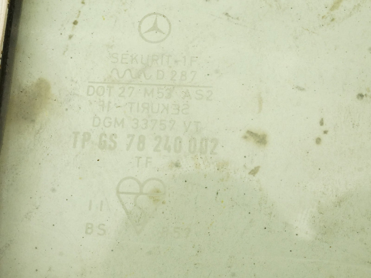 78-85 Mercedes 300Cd W123 Coupe Quarter Glass Window Rear Right 1236700810 OEM