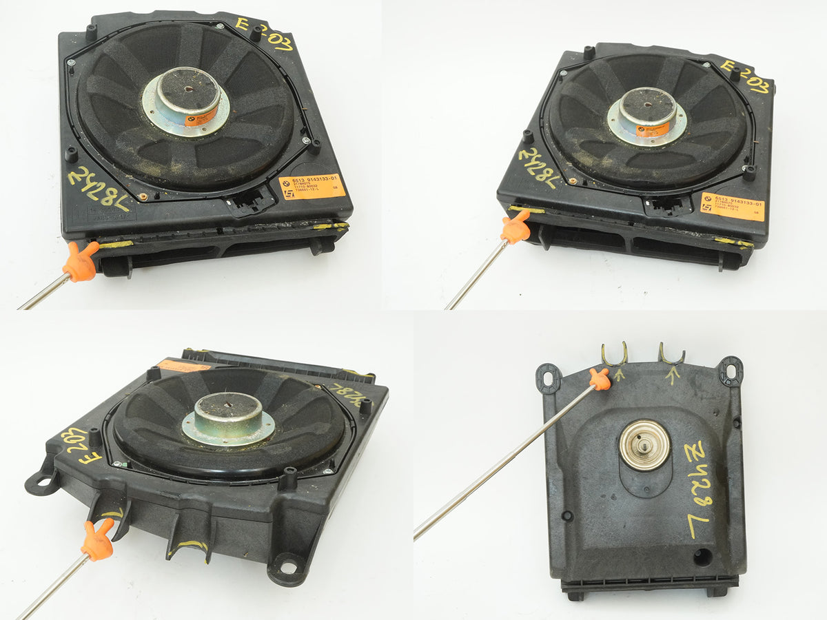 04-10 BMW 645i 650i E63 E64 Subwoofer Speaker Front Rear LH RH SET 6513914313301