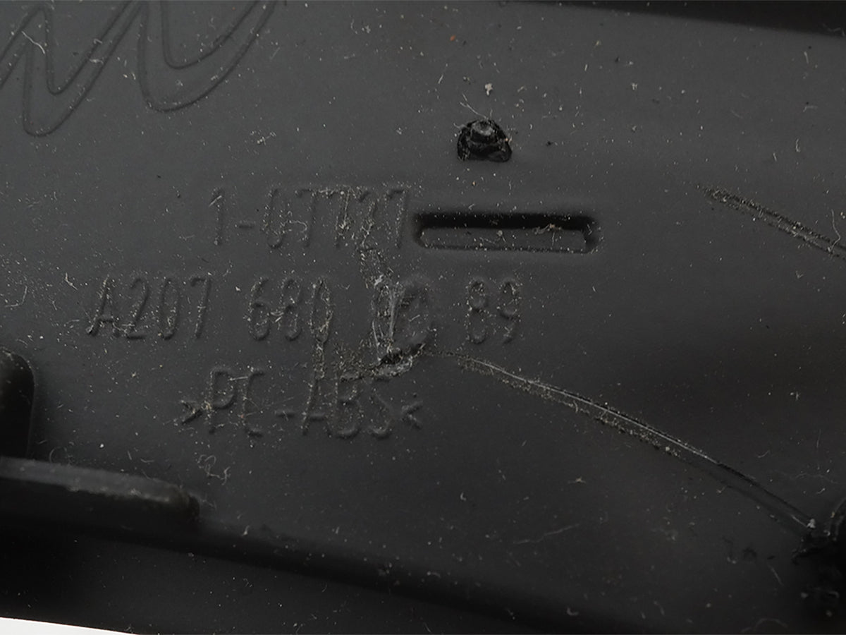 10-13 Mercedes E350 E550 C207 Speedometer Trim Cover Panel Unit A2076800089 OEM