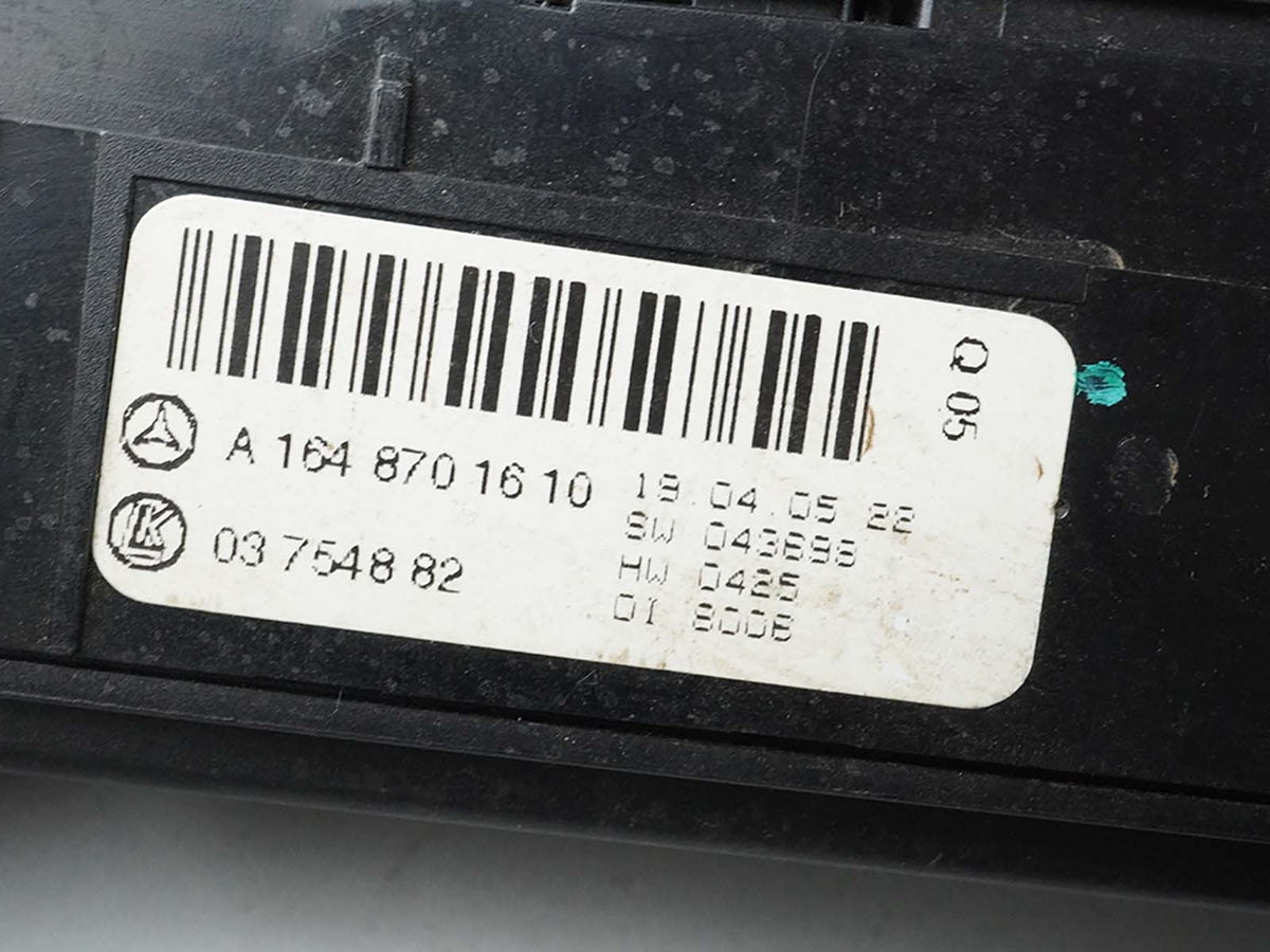 2006 - 2011 Mercedes Ml W164 Seat Heater Cool Hazard Esp Off Comfort Sport OEM