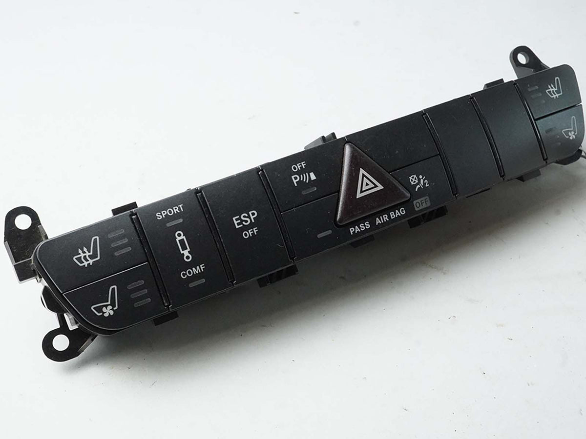 2006 - 2011 Mercedes Ml W164 Seat Heater Cooling Hazard Esp Off Comfort Sport